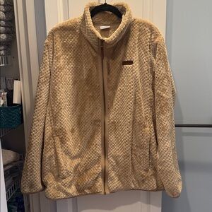 Columbia Cozy Textured Zip-Up Jacket Size 2X
